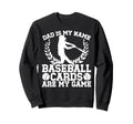 Dad Baseball Card Collector Sweatshirt - Unique Graphic Men Women - T-Shirt, Sweatshirt, Hoodie