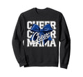 Cheer Mom Mother Bow Cheerleader Sweatshirt - Custom Art Print for Adults - T-Shirt, Sweatshirt, Hoodie