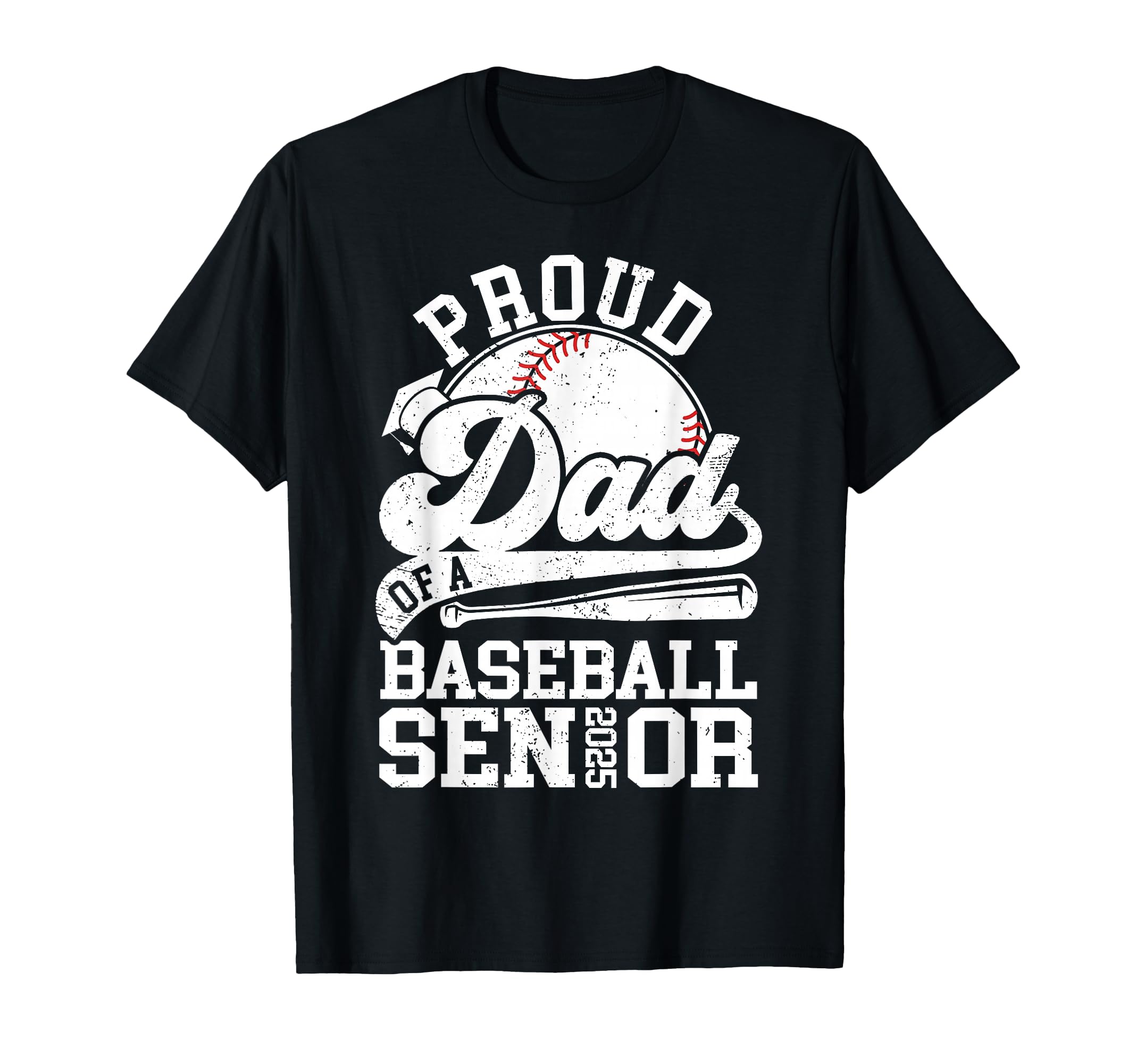 Baseball Dad Proud Dad Baseball 2025 T-Shirt - Minimalist Print Unisex - T-Shirt, Sweatshirt, Hoodie