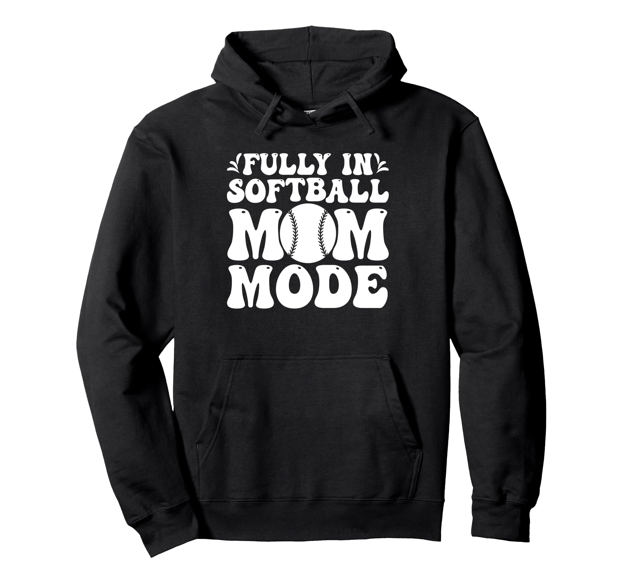 Softball Mom Mothers Day Baseball Hoodie - Minimalist Print Men Women - T-Shirt, Sweatshirt, Hoodie