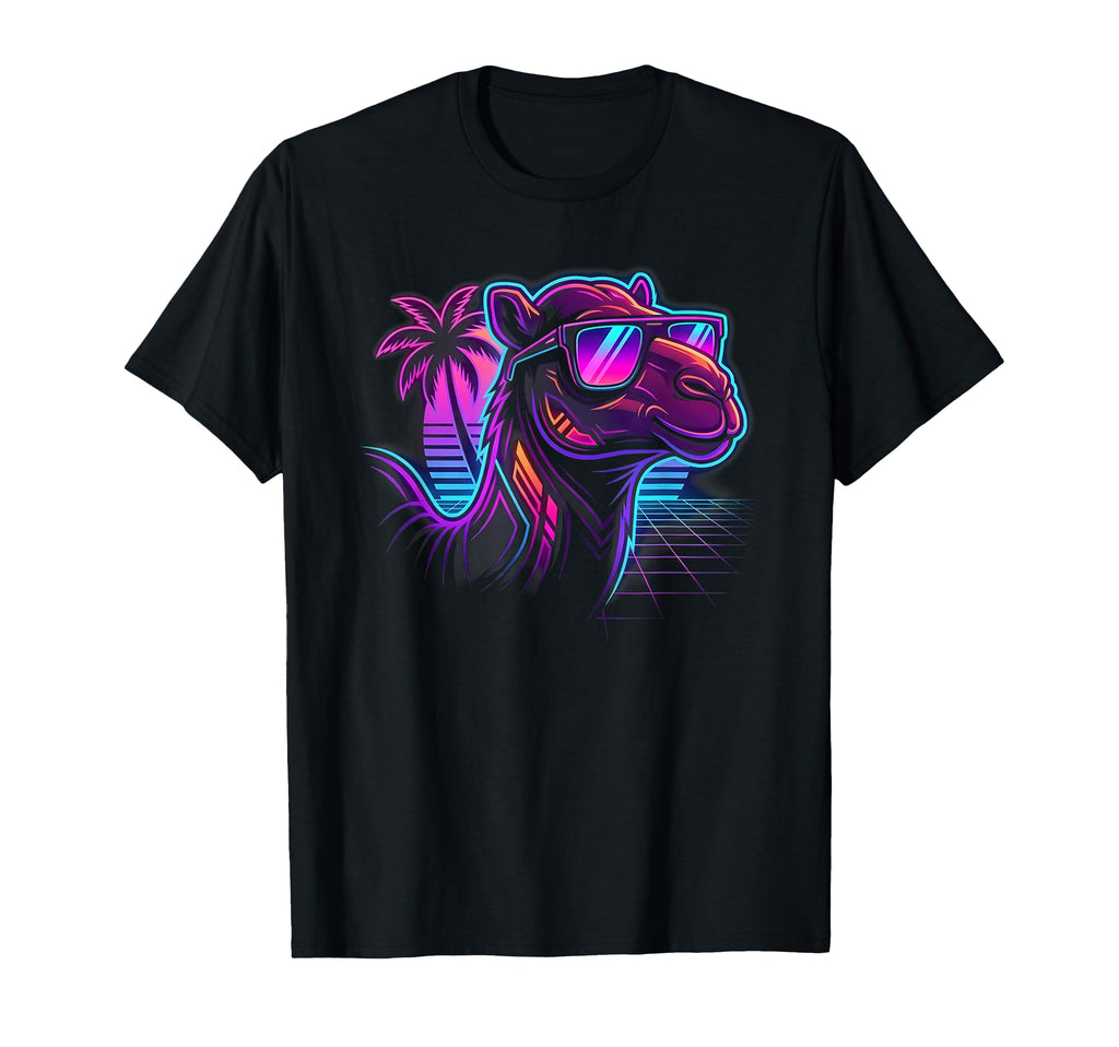 Camel Sunglasses Palm Tree Sunset T-Shirt - Streetwear Style Unisex - T-Shirt, Sweatshirt, Hoodie