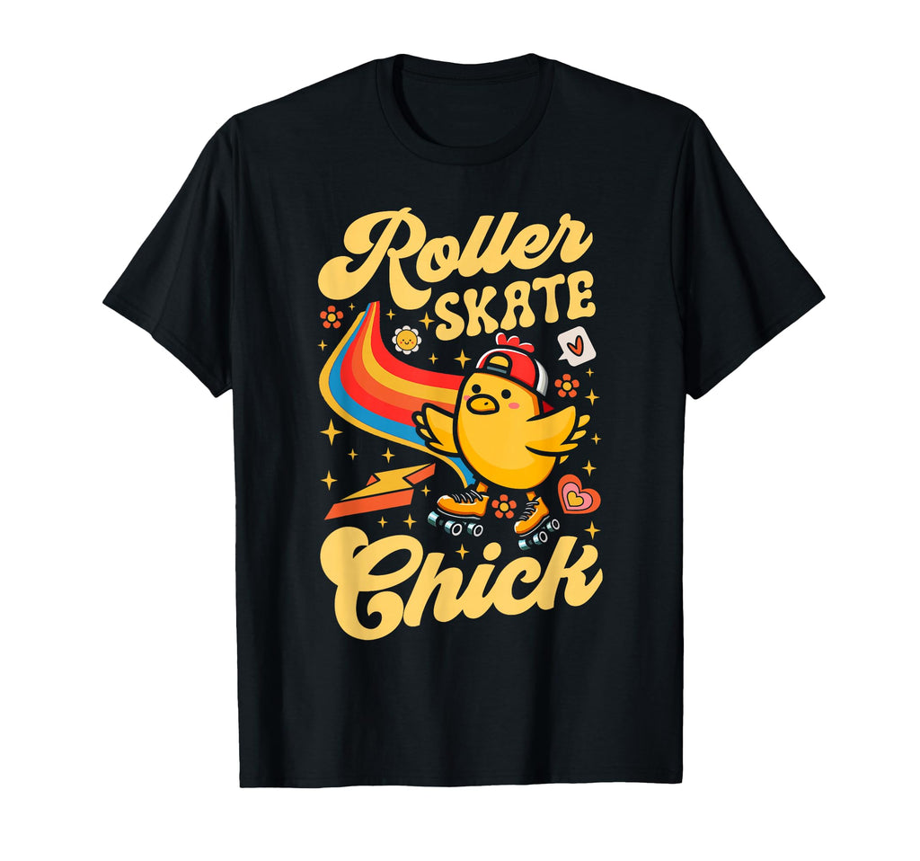 Roller Skating Skate 1970S Chicken Roller T-Shirt - Streetwear Style Unisex - T-Shirt, Sweatshirt, Hoodie