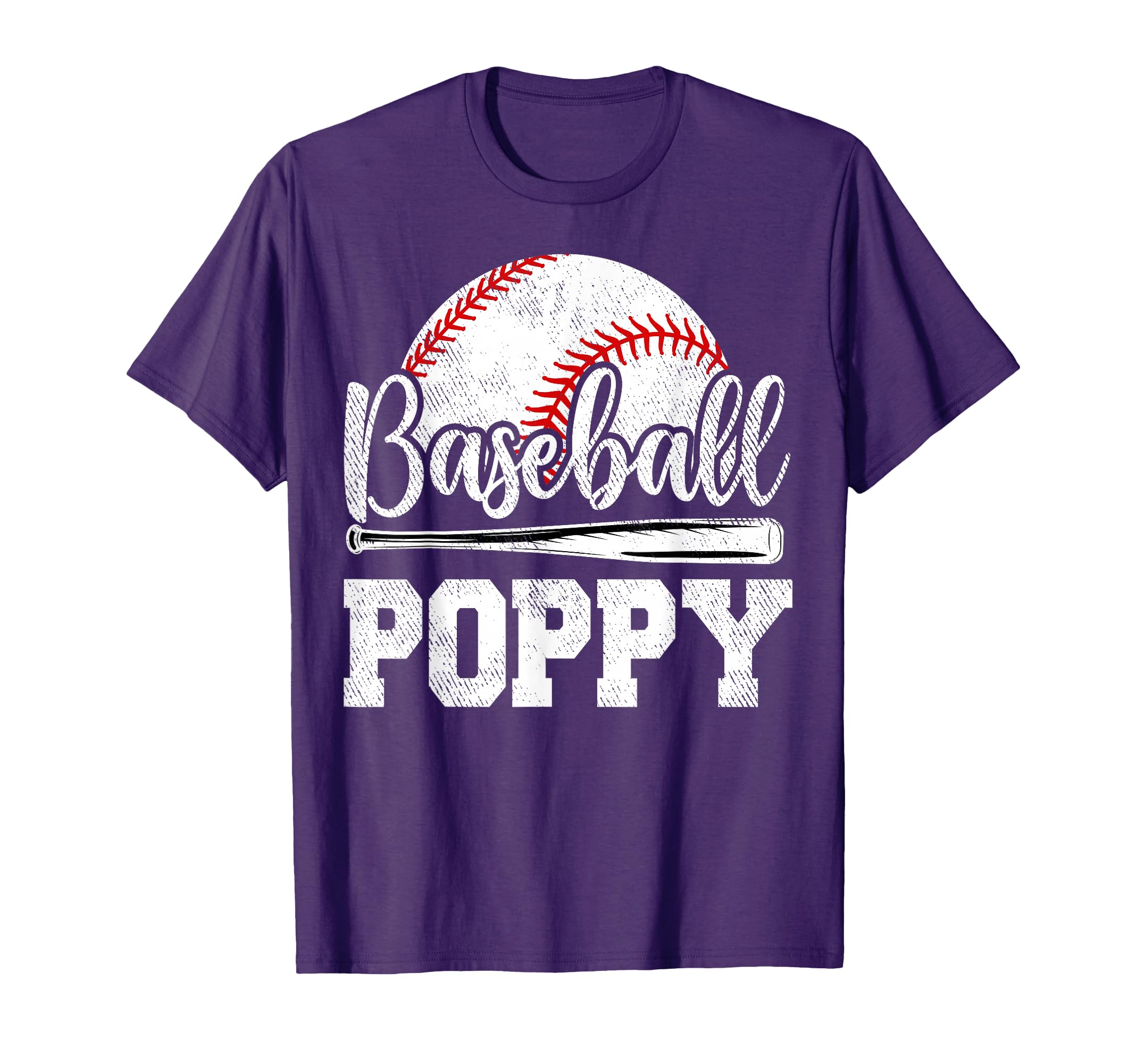 Baseball Poppy Baseball Player Game T-Shirt - Trendy Graphic for Adults - T-Shirt, Sweatshirt, Hoodie