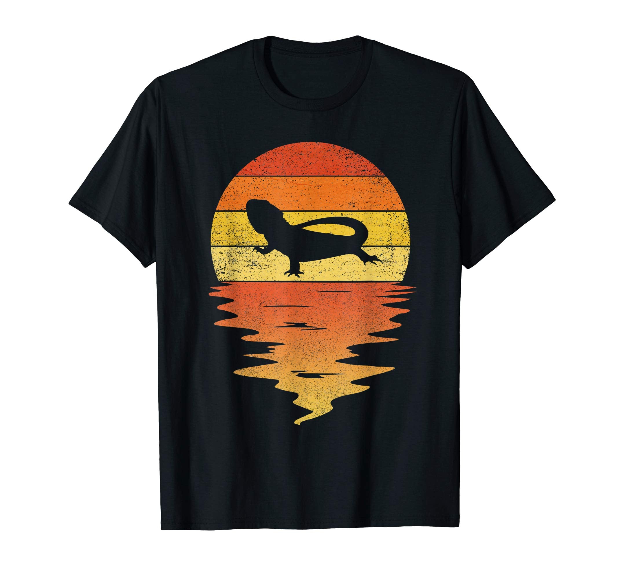 Bearded Dragon Sunset Bearded Dragon T-Shirt - Fun Novelty Design Men Women - T-Shirt, Sweatshirt, Hoodie