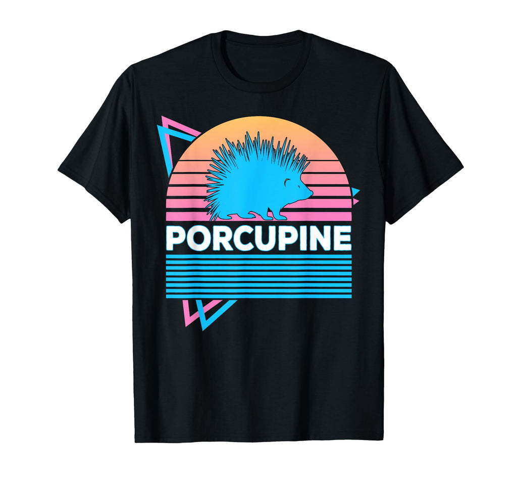 Porcupine Vaporwave Aesthetic T-Shirt - Trendy Graphic Men Women - T-Shirt, Sweatshirt, Hoodie