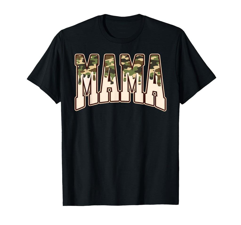 Mama Baseball Ice Cream Camo Drip Mom T-Shirt - Minimalist Print Men Women - T-Shirt, Sweatshirt, Hoodie