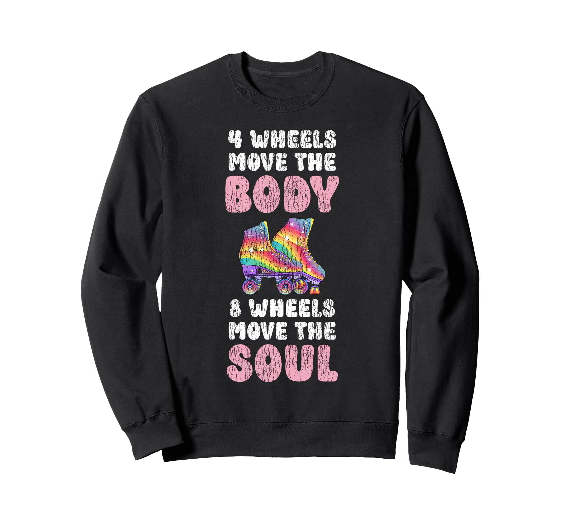 Roller Skating Skate 1970S 4 Sweatshirt - Minimalist Print for Adults - T-Shirt, Sweatshirt, Hoodie