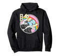 Happy Toaster Surfing Kanagawa Wave Hoodie - Fun Novelty Design Unisex - T-Shirt, Sweatshirt, Hoodie