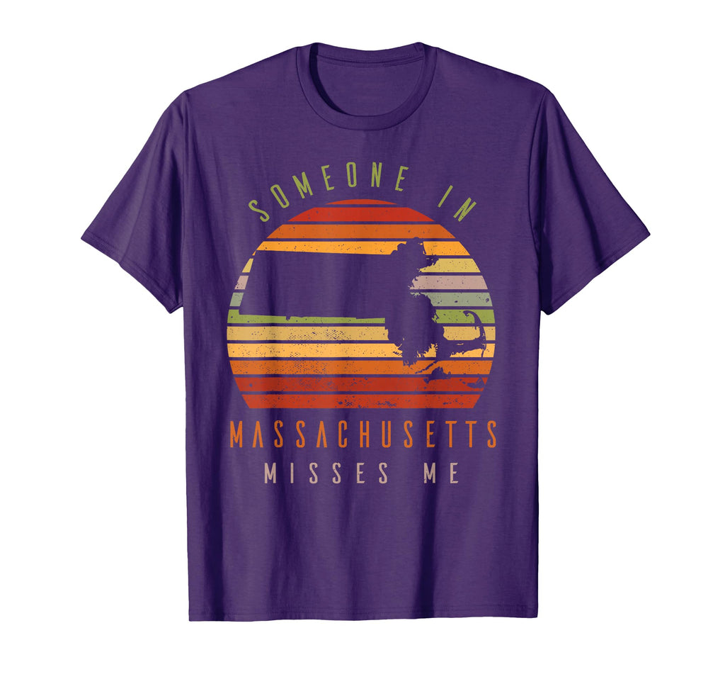 Someone Massachusetts Misses Me State T-Shirt - Streetwear Style Unisex - T-Shirt, Sweatshirt, Hoodie