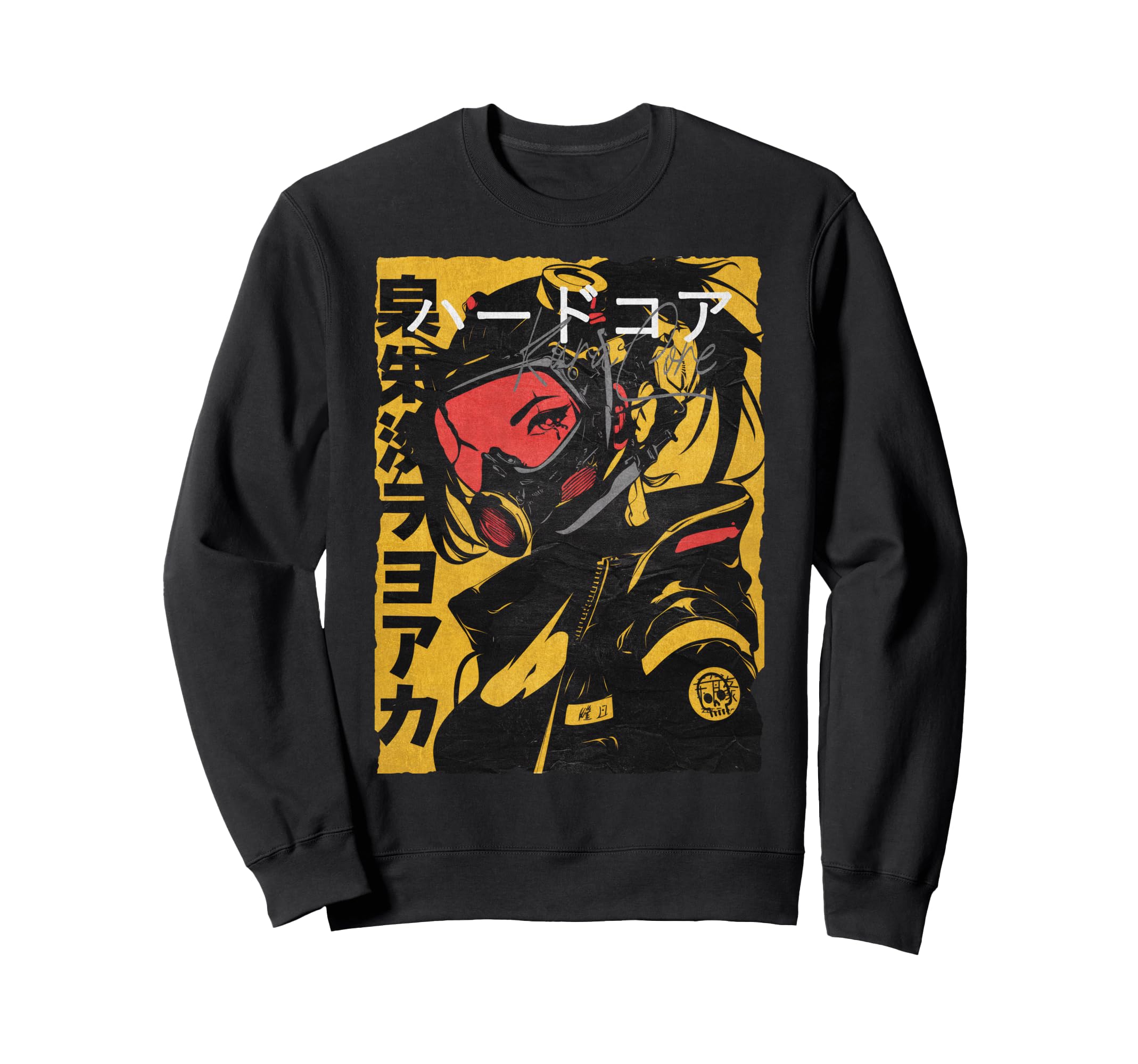 Japan Streetwear Cyberpunk Y2K Sweatshirt - Casual Everyday Wear Men Women - T-Shirt, Sweatshirt, Hoodie