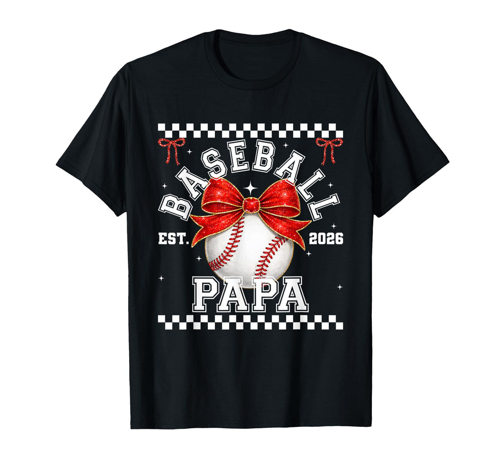 Baseball Papa Coquette Family Matching T-Shirt - Trendy Graphic Men Women - T-Shirt, Sweatshirt, Hoodie