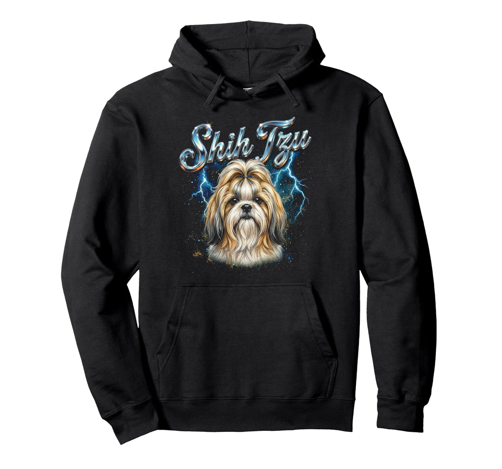 Shih Tzu 90S Dog Lover 80S Shih Tzu Hoodie - Graphic Print Men Women - T-Shirt, Sweatshirt, Hoodie
