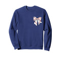 Baseball Bow Game Day Coquette Sweatshirt - Casual Everyday Wear Men Women - T-Shirt, Sweatshirt, Hoodie