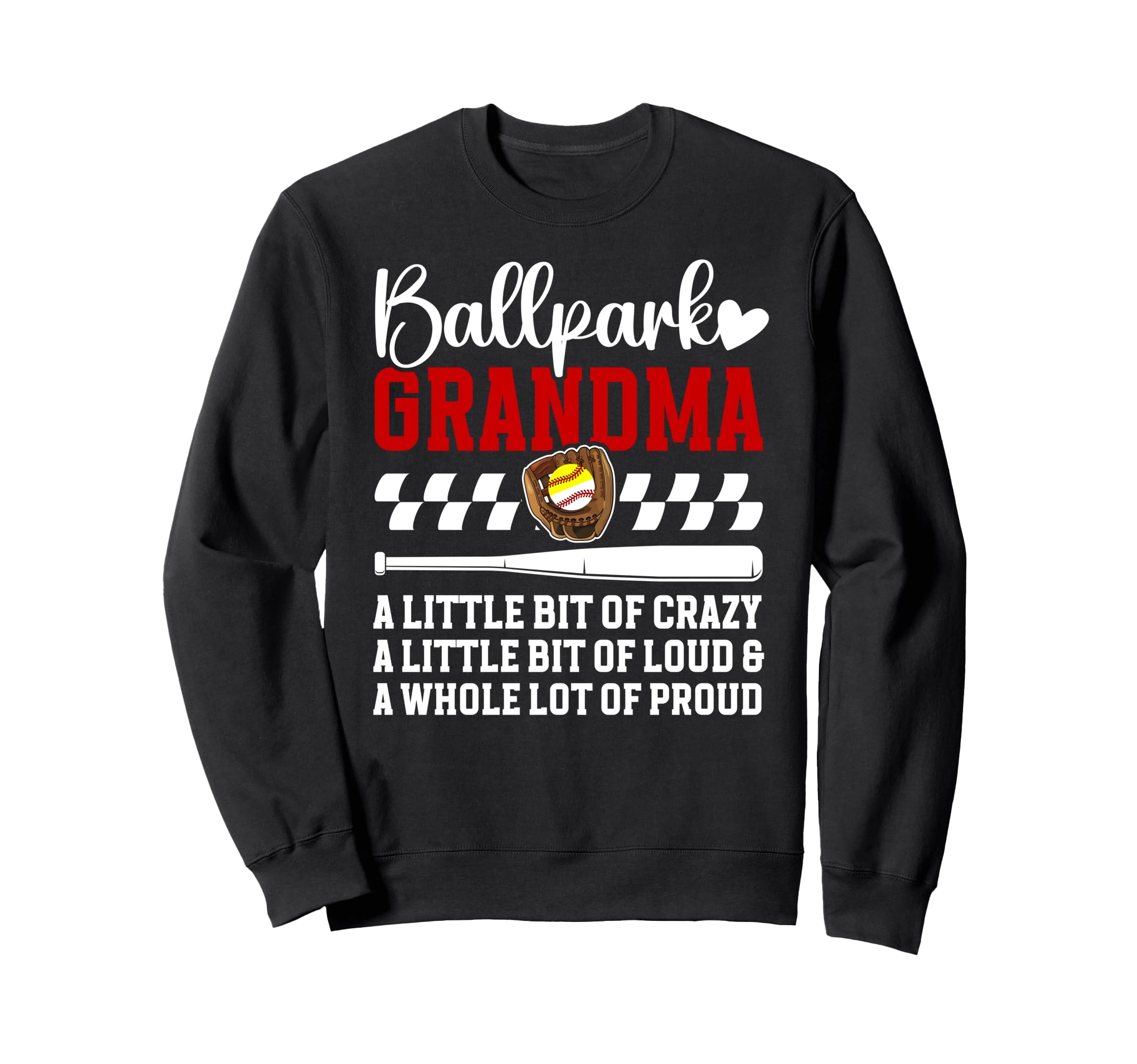 Ballpark Grandma Definition Baseball Sweatshirt - Aesthetic Graphic Unisex - T-Shirt, Sweatshirt, Hoodie