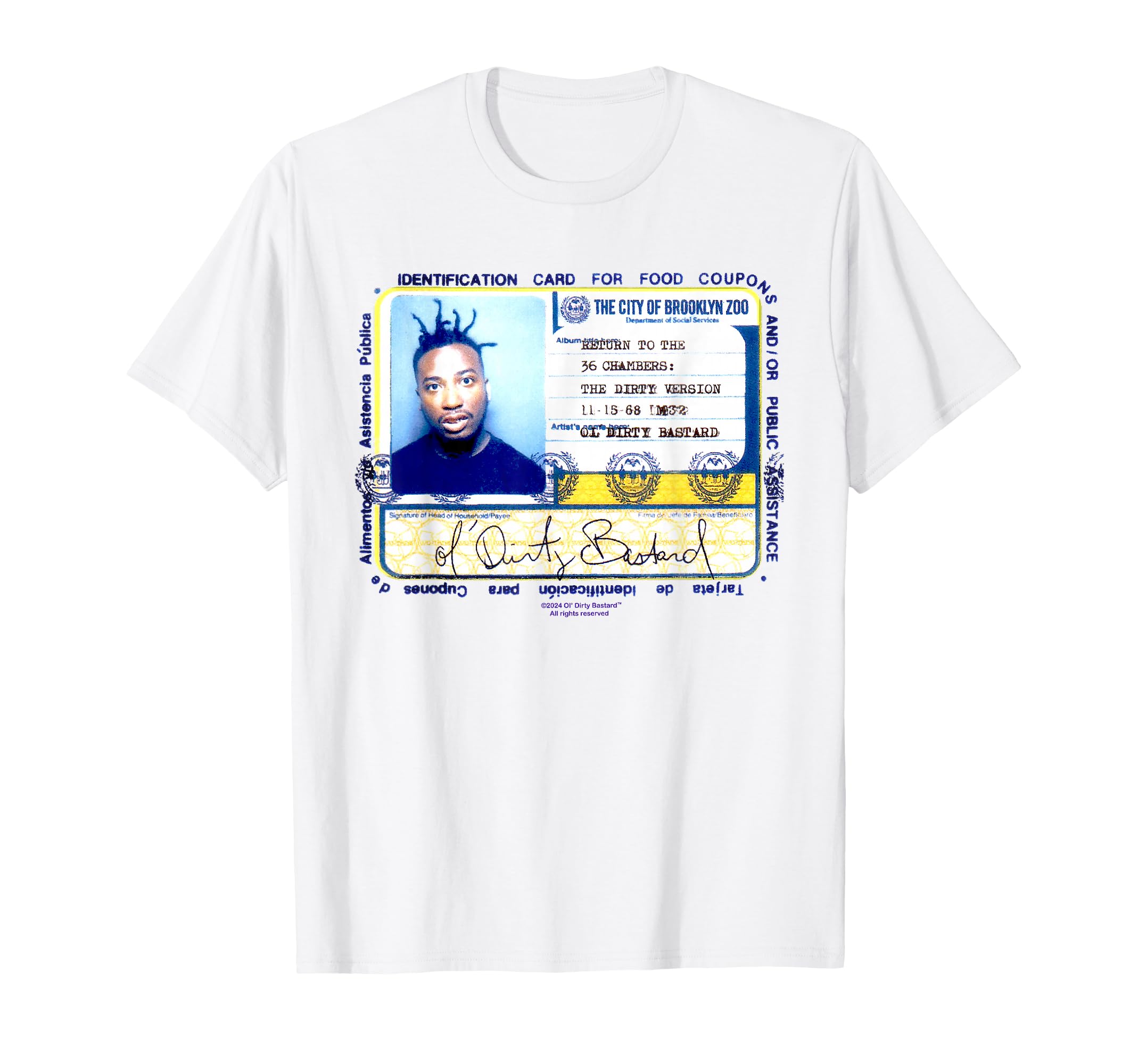 Odb Ol Dirty Ba Ard Id Return 36 Chambers T-Shirt - Trendy Graphic Unisex - T-Shirt, Sweatshirt, Hoodie