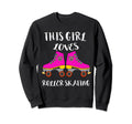 Roller Skating Roller Skates Sweatshirt - Fun Novelty Design for Adults - T-Shirt, Sweatshirt, Hoodie