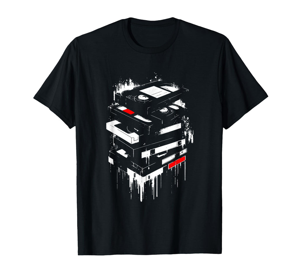 Vhs Tapes 70S 80S 90S Cassette Lover T-Shirt - Minimalist Print Unisex - T-Shirt, Sweatshirt, Hoodie