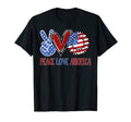 Peace Love America Sunflower T-Shirt - Fun Novelty Design Unisex - T-Shirt, Sweatshirt, Hoodie