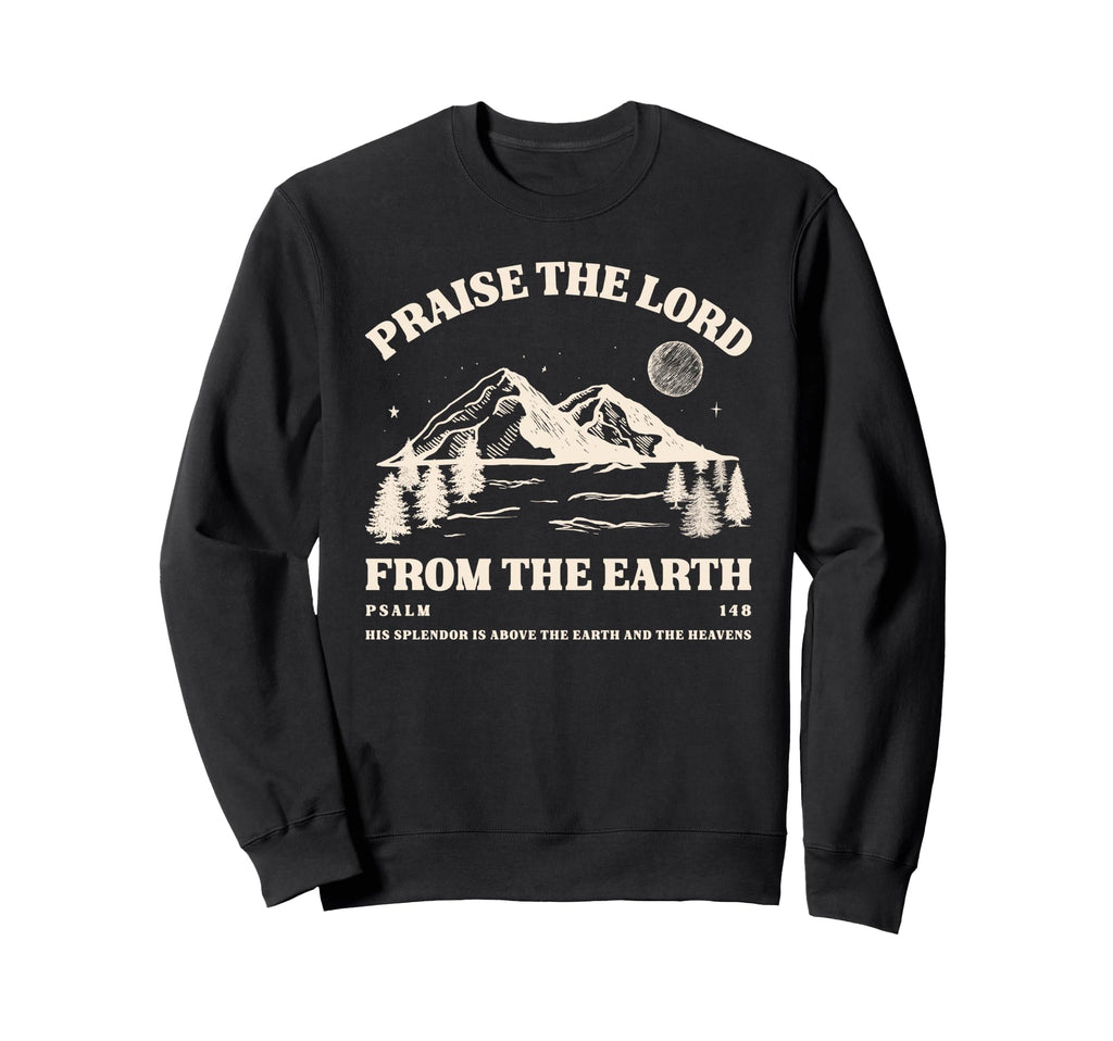 Boho Christian Fall Camping Sweatshirt - Aesthetic Graphic for Adults - T-Shirt, Sweatshirt, Hoodie