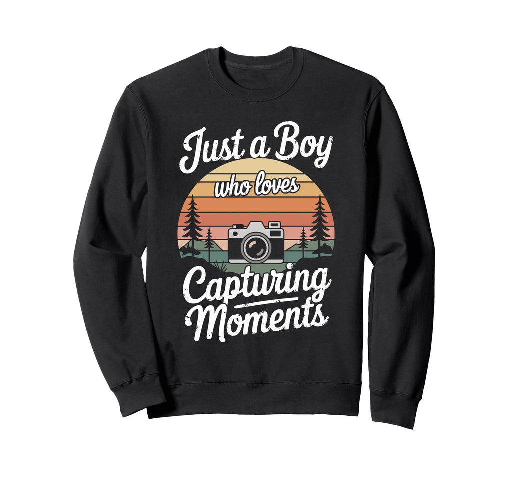 Photographer Camera Photography Sweatshirt - Aesthetic Graphic Men Women - T-Shirt, Sweatshirt, Hoodie