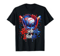 Baseball Life Us Usa Flag 4Th July T-Shirt - Casual Everyday Wear Unisex - T-Shirt, Sweatshirt, Hoodie