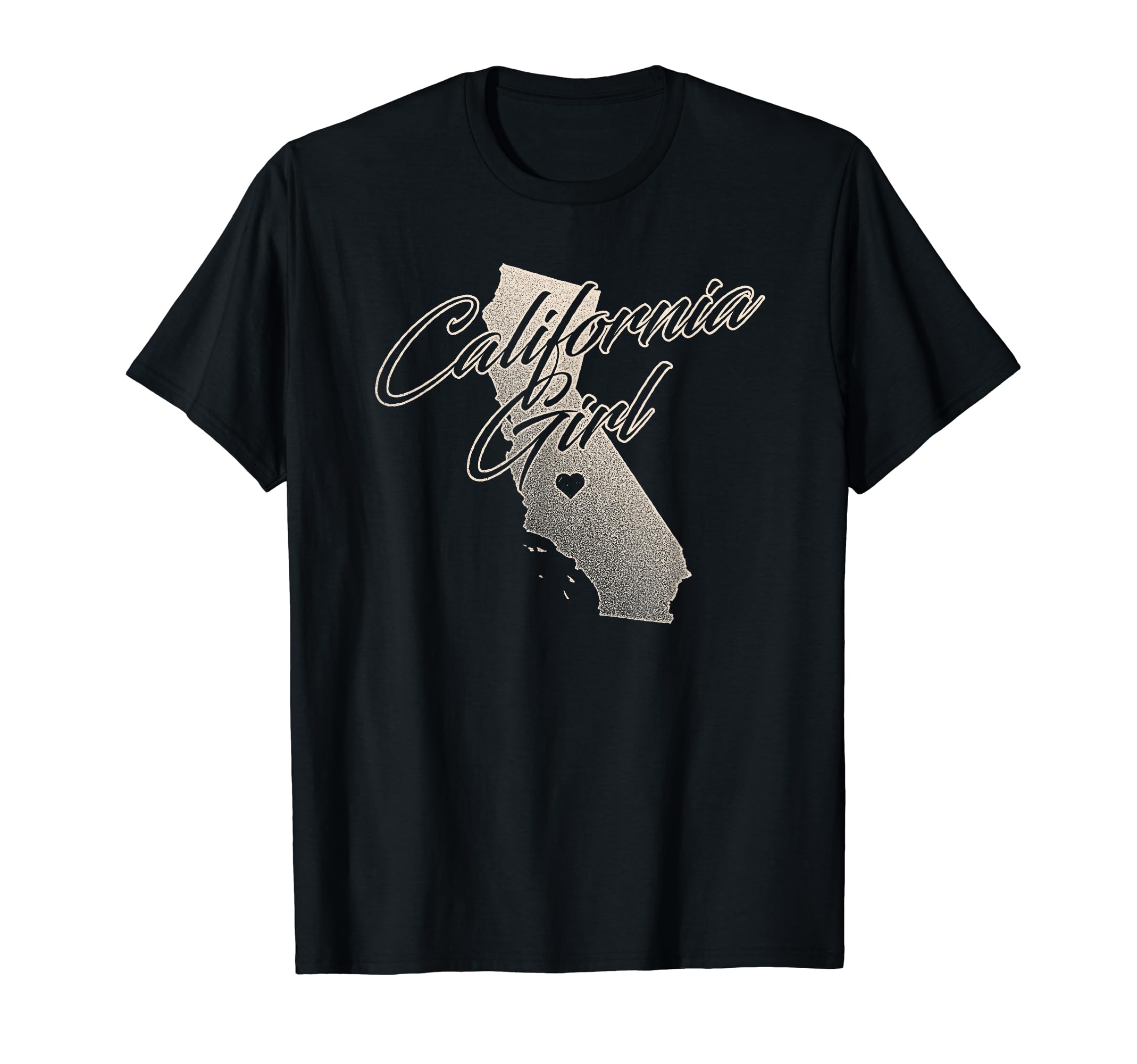 California Distressed State Outline T-Shirt - Custom Art Print Men Women - T-Shirt, Sweatshirt, Hoodie