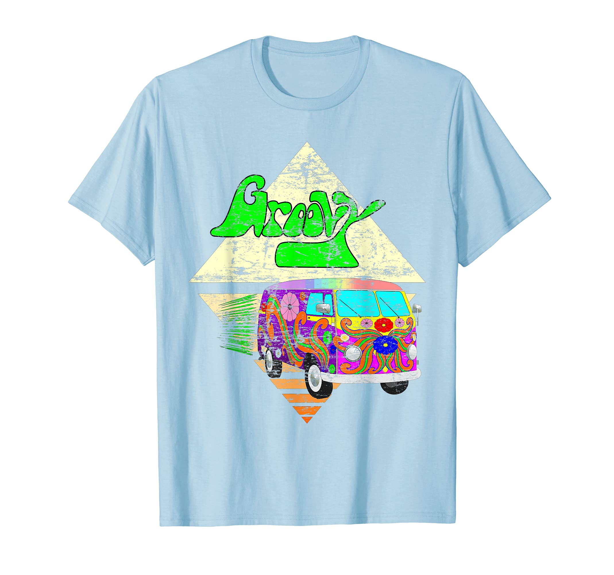 Hippie 1960S Distressed Groovy Road Trip T-Shirt - Streetwear Style Unisex - T-Shirt, Sweatshirt, Hoodie