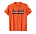 Detroit Michigan Weathered Stripe T-Shirt - Streetwear Style Unisex - T-Shirt, Sweatshirt, Hoodie