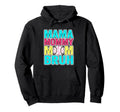 Mama Mommy Mom Bruh Baseball Funny Hoodie - Trendy Graphic for Adults - T-Shirt, Sweatshirt, Hoodie