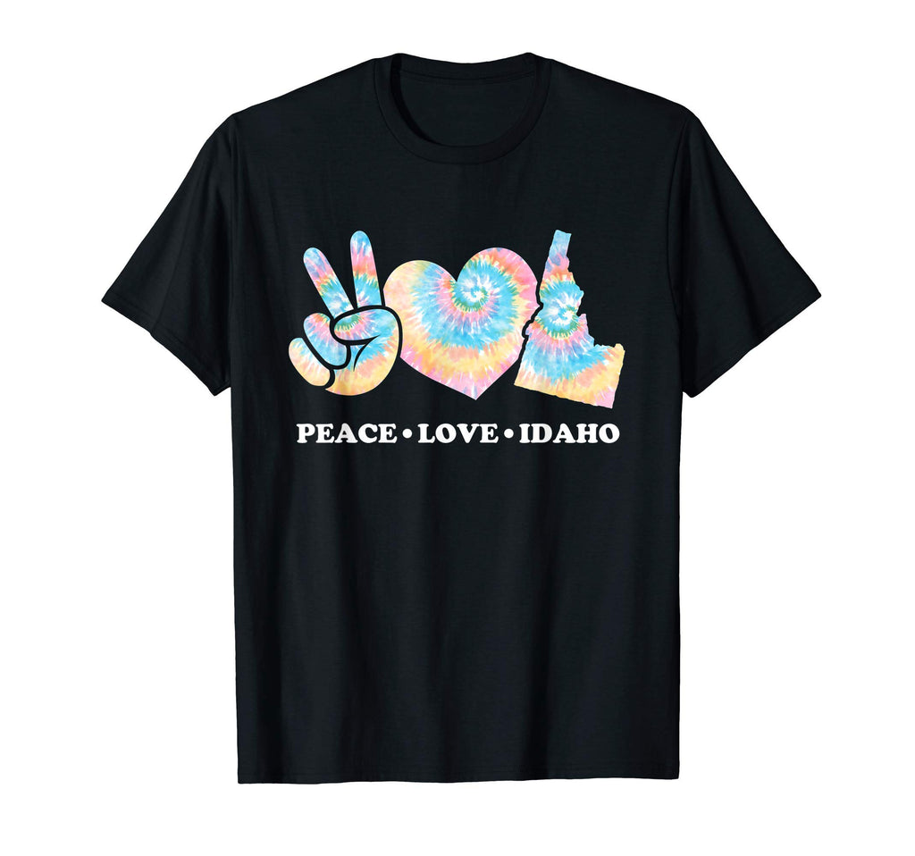 Tie Dye Idaho Hippie Gift Co Hoodie - Minimalist Print for Adults - T-Shirt, Sweatshirt, Hoodie