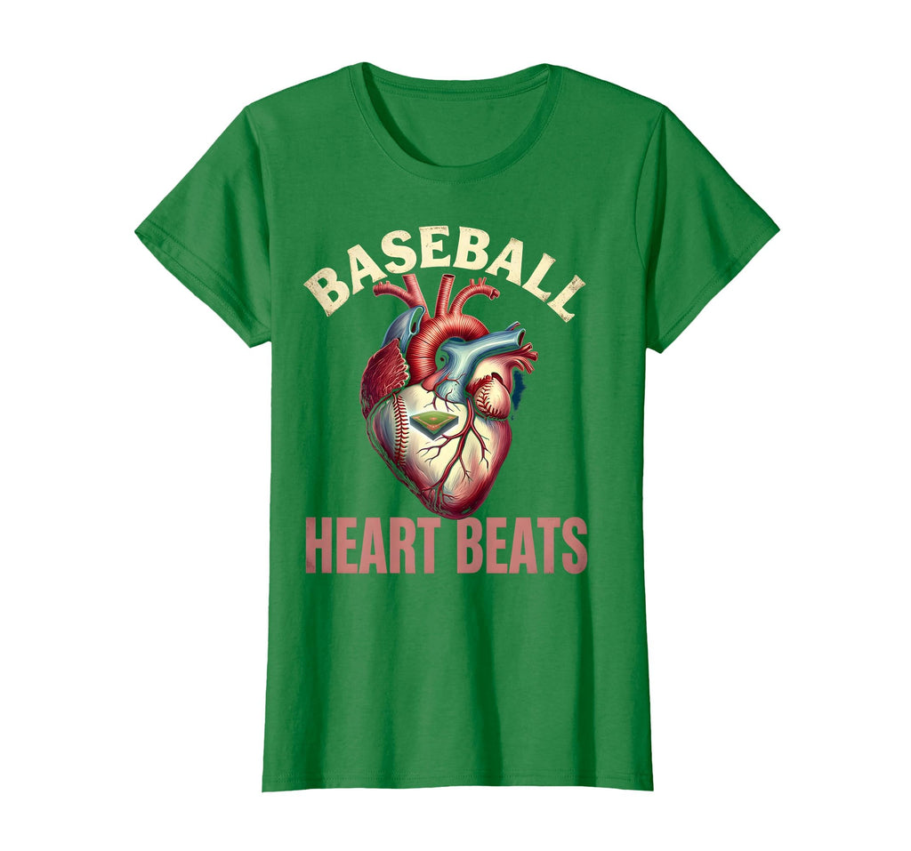 Baseball Heart Beats Baseball Mom T-Shirt - Streetwear Style Unisex - T-Shirt, Sweatshirt, Hoodie