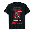 My Favorite Baseball Player Calls Me T-Shirt - Minimalist Print for Adults - T-Shirt, Sweatshirt, Hoodie