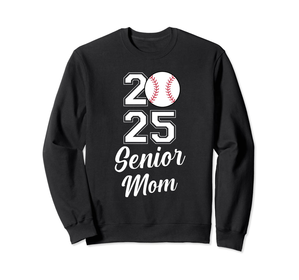 Class 2025 Baseball Mom Senior Sweatshirt - Unique Graphic Men Women - T-Shirt, Sweatshirt, Hoodie
