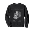 Photographic Camera Patent Sweatshirt - Fun Novelty Design for Adults - T-Shirt, Sweatshirt, Hoodie