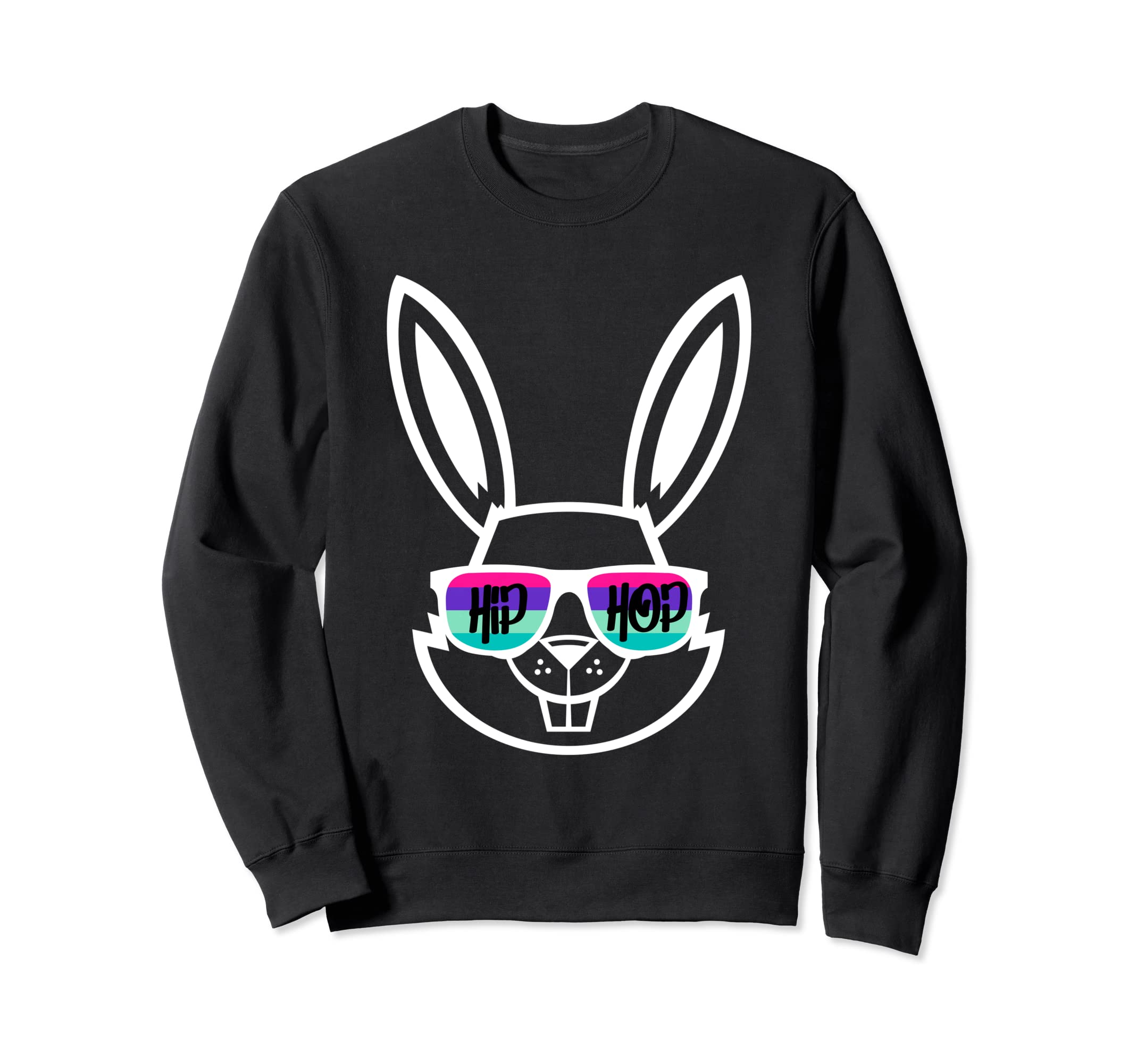 Rapmusk Bunny Hip Hop Bunny Sweatshirt - Custom Art Print for Adults - T-Shirt, Sweatshirt, Hoodie