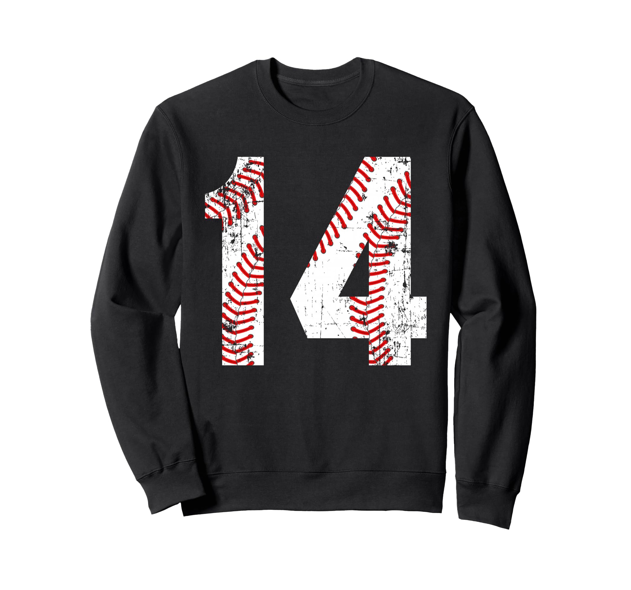 Baseball 14 Jersey Number Sweatshirt - Graphic Print for Adults - T-Shirt, Sweatshirt, Hoodie