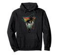 Summer Palm Trees Distressed Triangles Hoodie - Novelty Apparel Unisex - T-Shirt, Sweatshirt, Hoodie