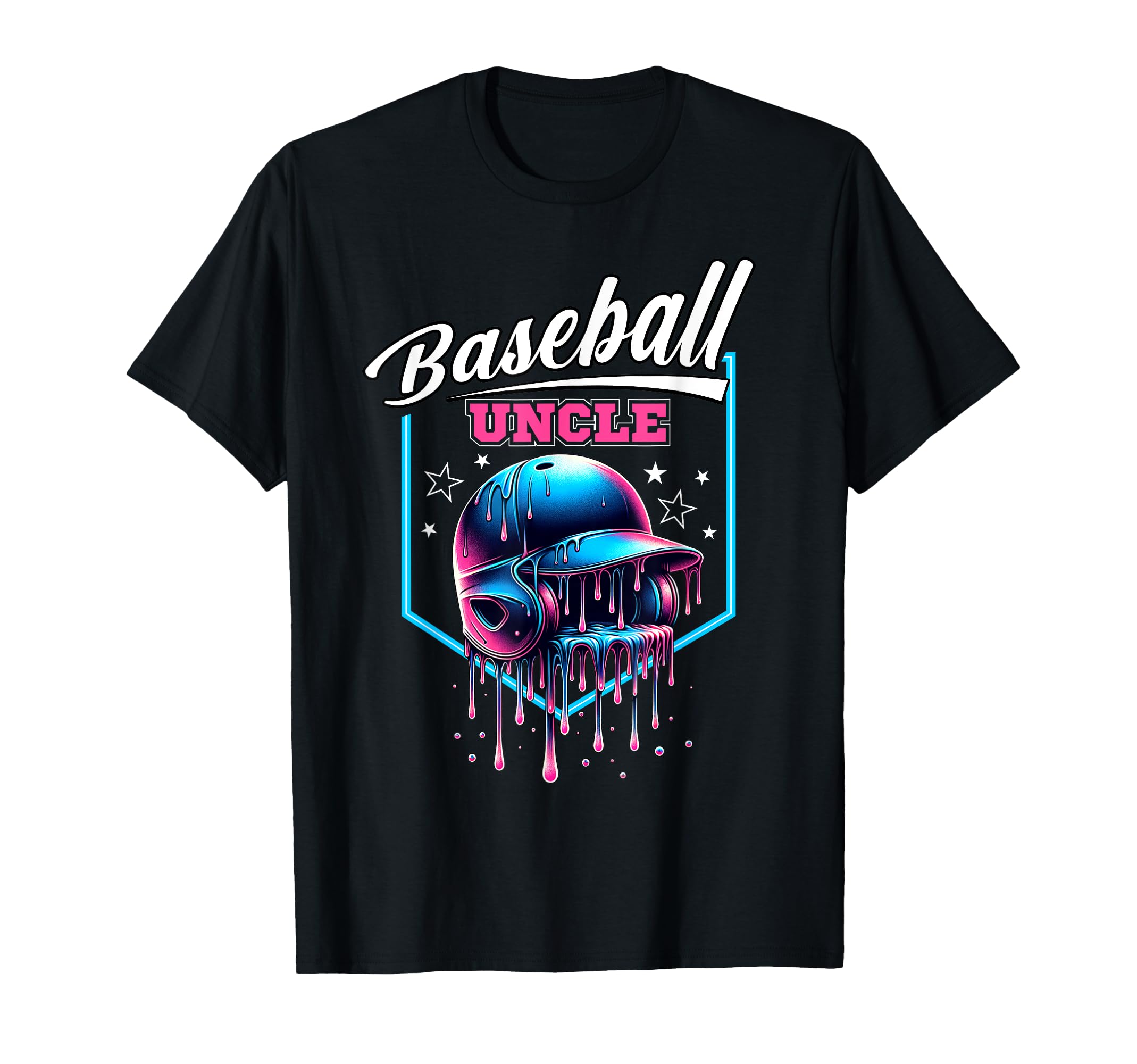 Baseball Uncle Ice Cream Drip Sprinkles T-Shirt - Fun Novelty Design Unisex - T-Shirt, Sweatshirt, Hoodie