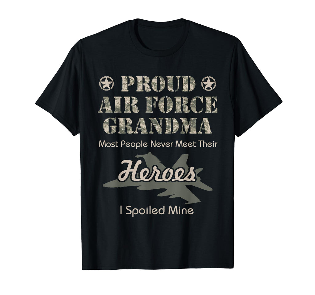 Proud Air Force Grandma T-Shirt - Custom Art Print Unisex - T-Shirt, Sweatshirt, Hoodie