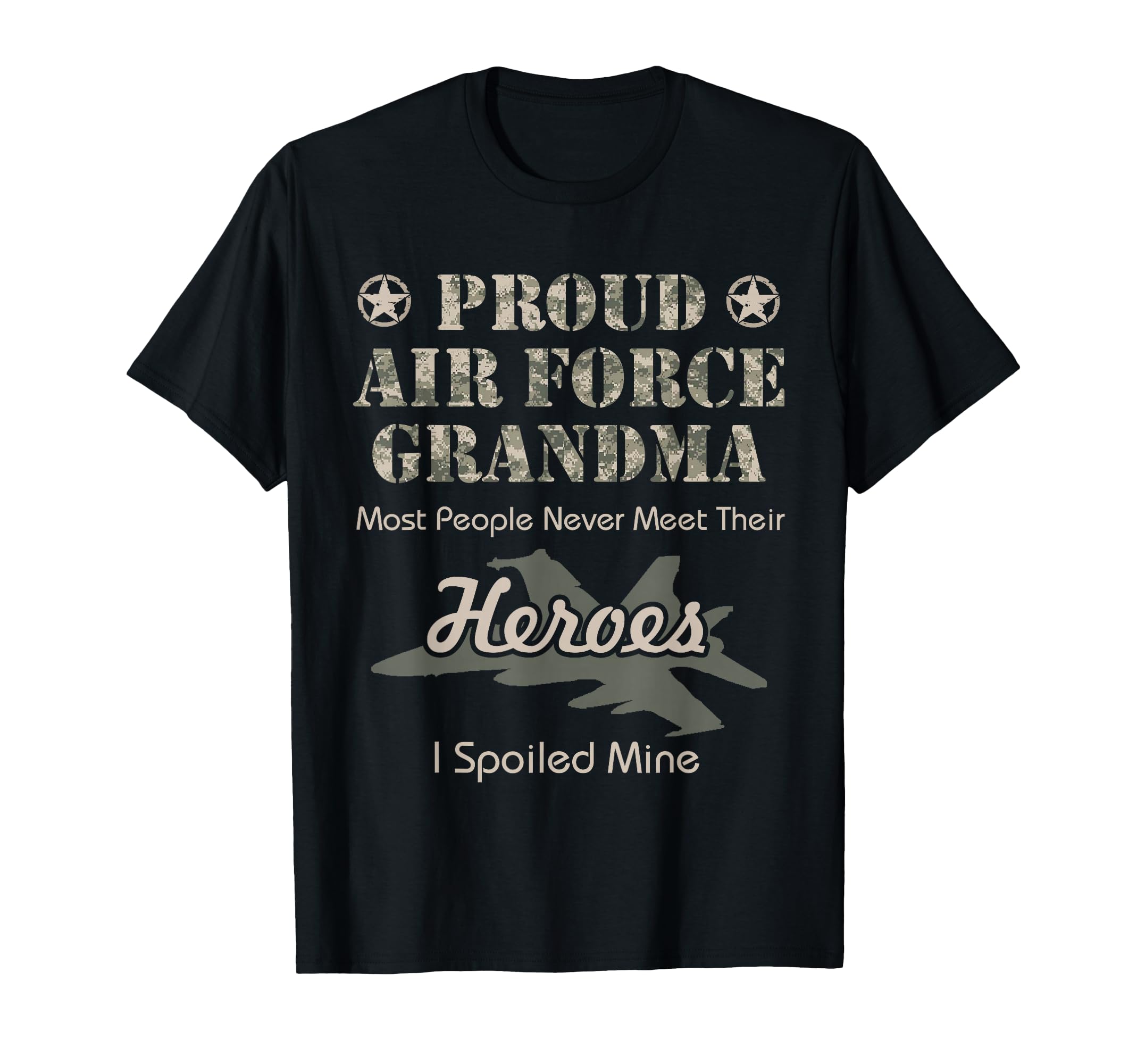 Proud Air Force Grandma T-Shirt - Custom Art Print Unisex - T-Shirt, Sweatshirt, Hoodie