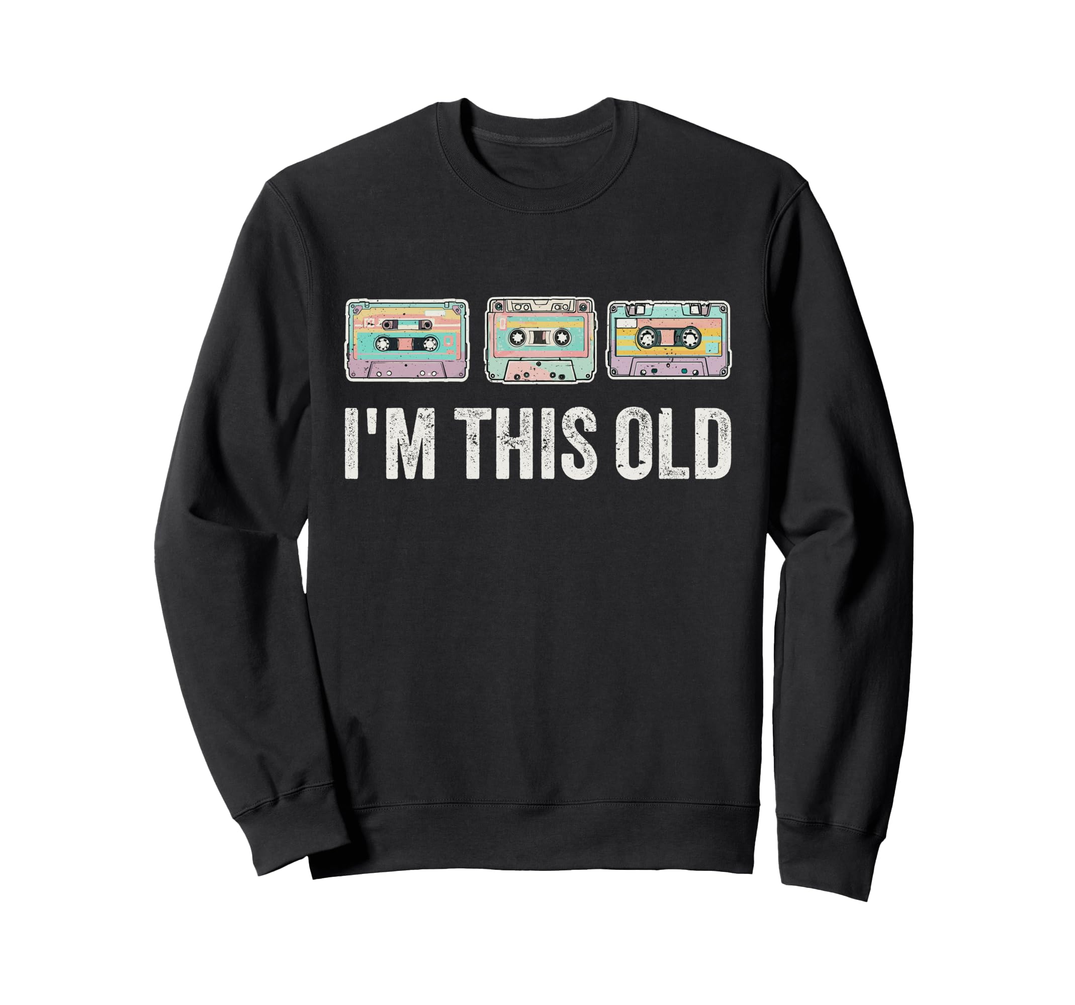 Cassette Tape 80S Music Lover Sweatshirt - Casual Everyday Wear for Adults - T-Shirt, Sweatshirt, Hoodie