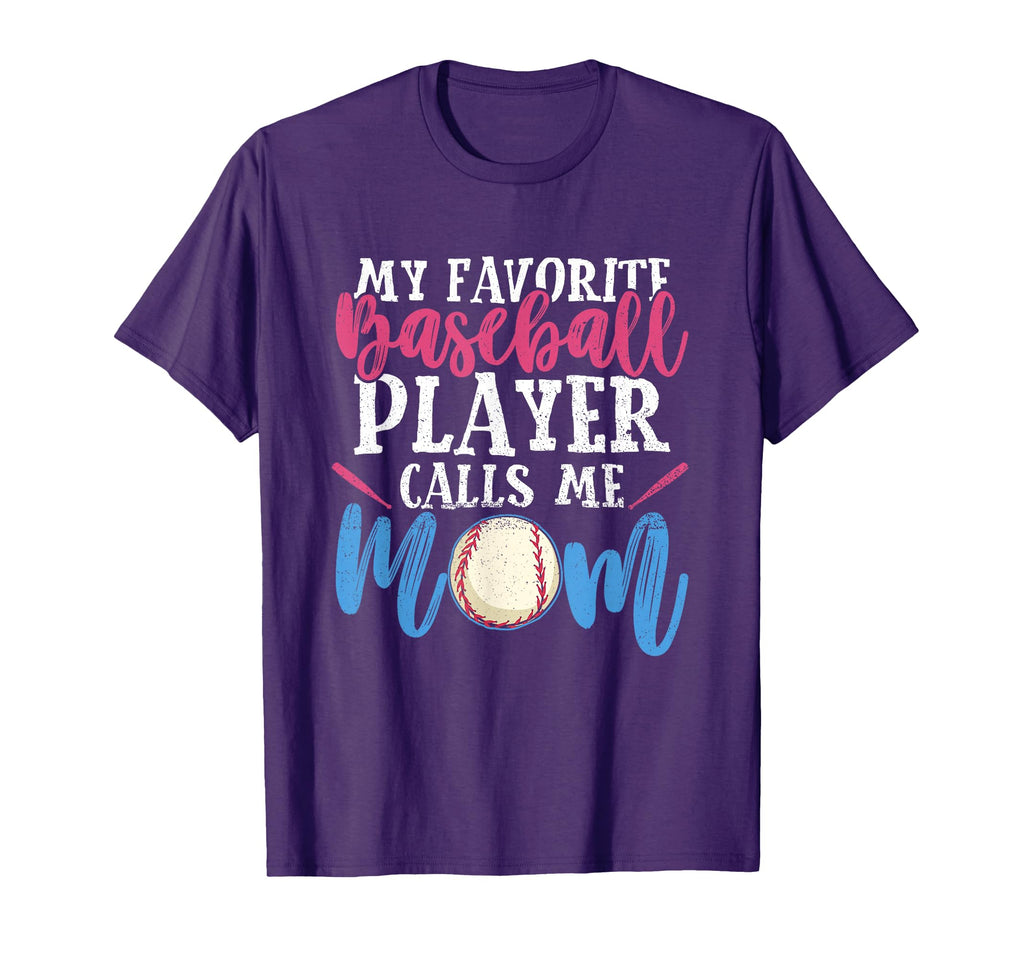 My Favorite Baseball Player Calls T-Shirt - Fun Novelty Design for Adults - T-Shirt, Sweatshirt, Hoodie