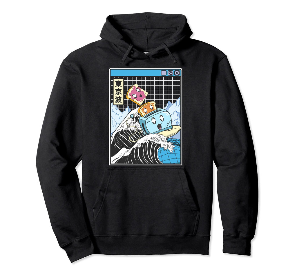 Happy Toaster Jelly Peanut Butter Toast Hoodie - Streetwear Style Unisex - T-Shirt, Sweatshirt, Hoodie