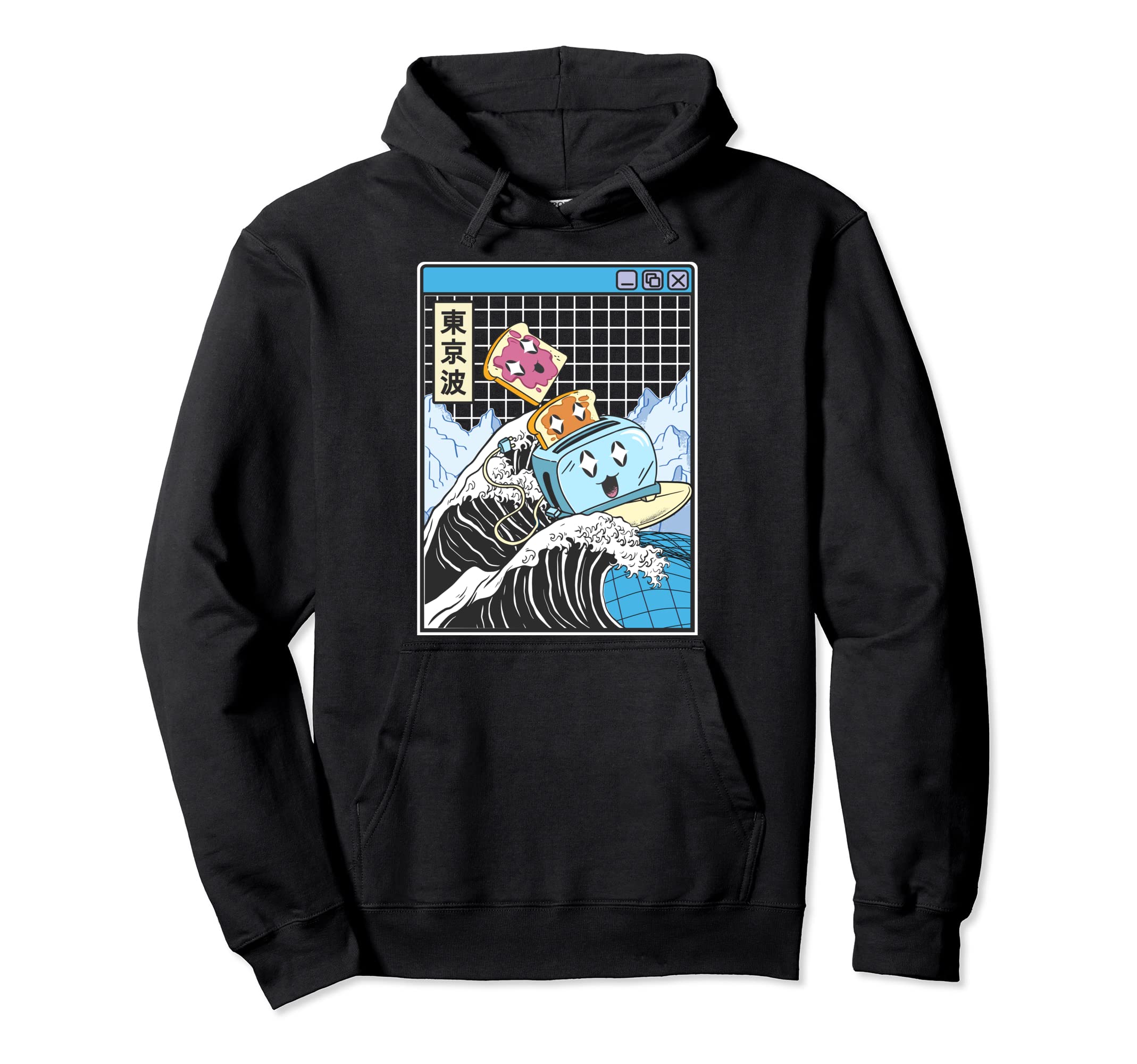 Happy Toaster Jelly Peanut Butter Toast Hoodie - Streetwear Style Unisex - T-Shirt, Sweatshirt, Hoodie