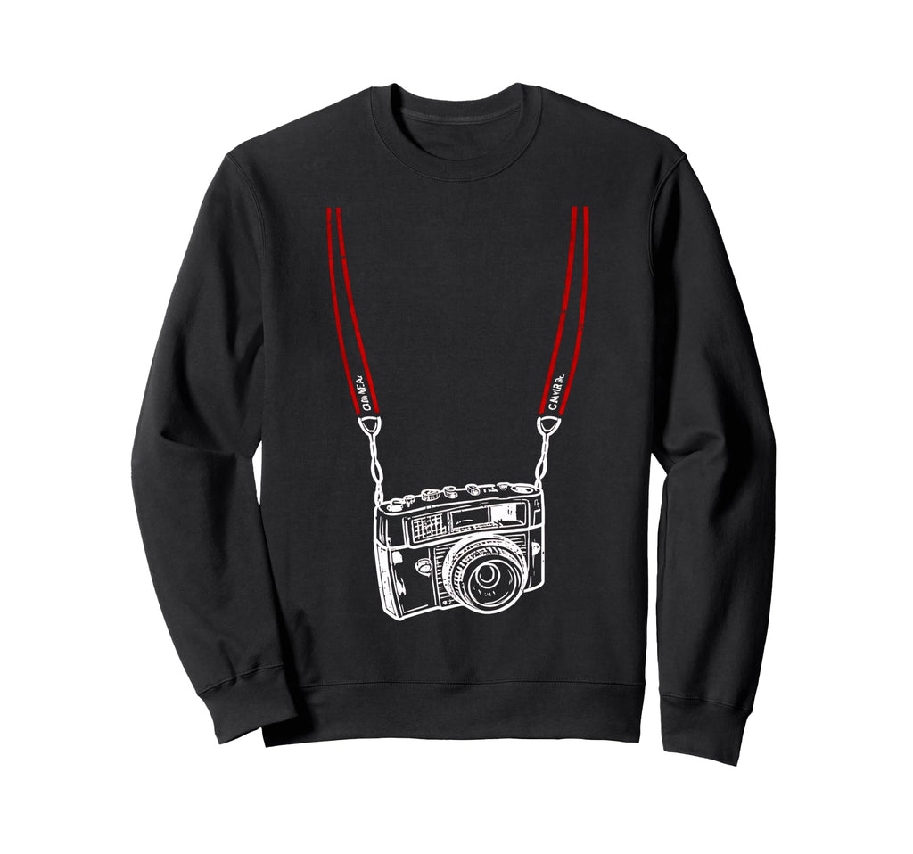 Funny Camera Photographer Costume Sweatshirt - Streetwear Style Unisex - T-Shirt, Sweatshirt, Hoodie