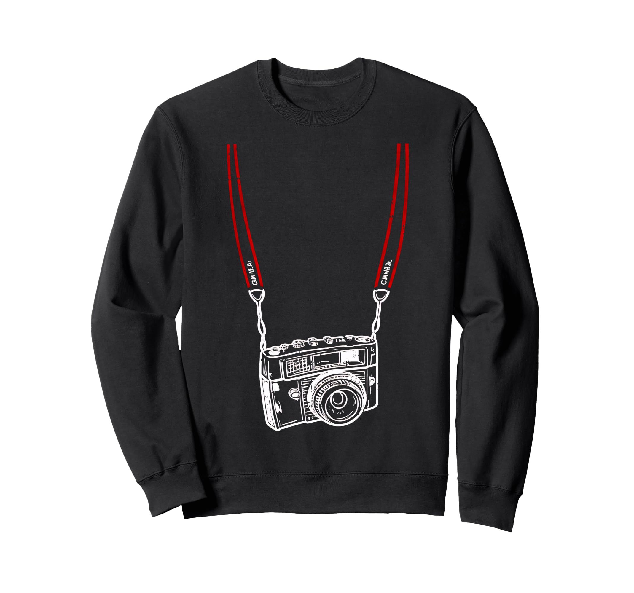 Funny Camera Photographer Costume Sweatshirt - Streetwear Style Unisex - T-Shirt, Sweatshirt, Hoodie