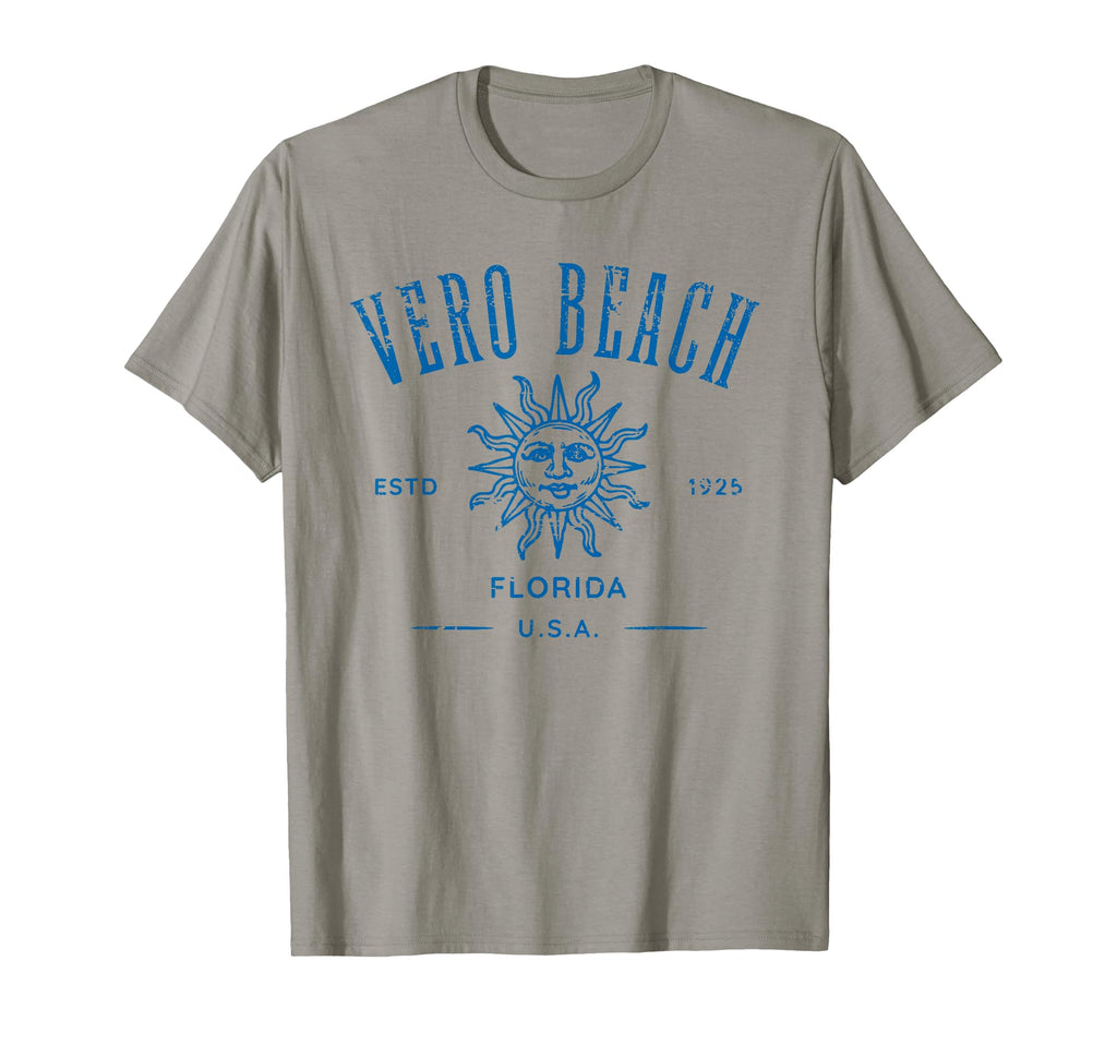 Vero Beach Florida Distressed Souvenir T-Shirt - Trendy Graphic for Adults - T-Shirt, Sweatshirt, Hoodie