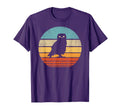 Owl 60S 70S Sunset Bird T-Shirt - Casual Everyday Wear Men Women - T-Shirt, Sweatshirt, Hoodie