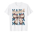 Baseball Mama Coquette Bow Game Day T-Shirt - Streetwear Style for Adults - T-Shirt, Sweatshirt, Hoodie