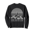 Denver Colorado Distressed Sweatshirt - Fun Novelty Design for Adults - T-Shirt, Sweatshirt, Hoodie